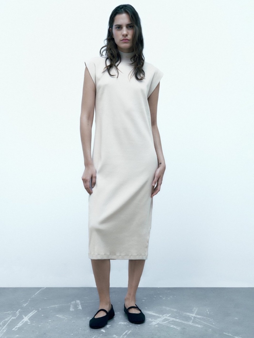 Zara MOCK NECK DRESS